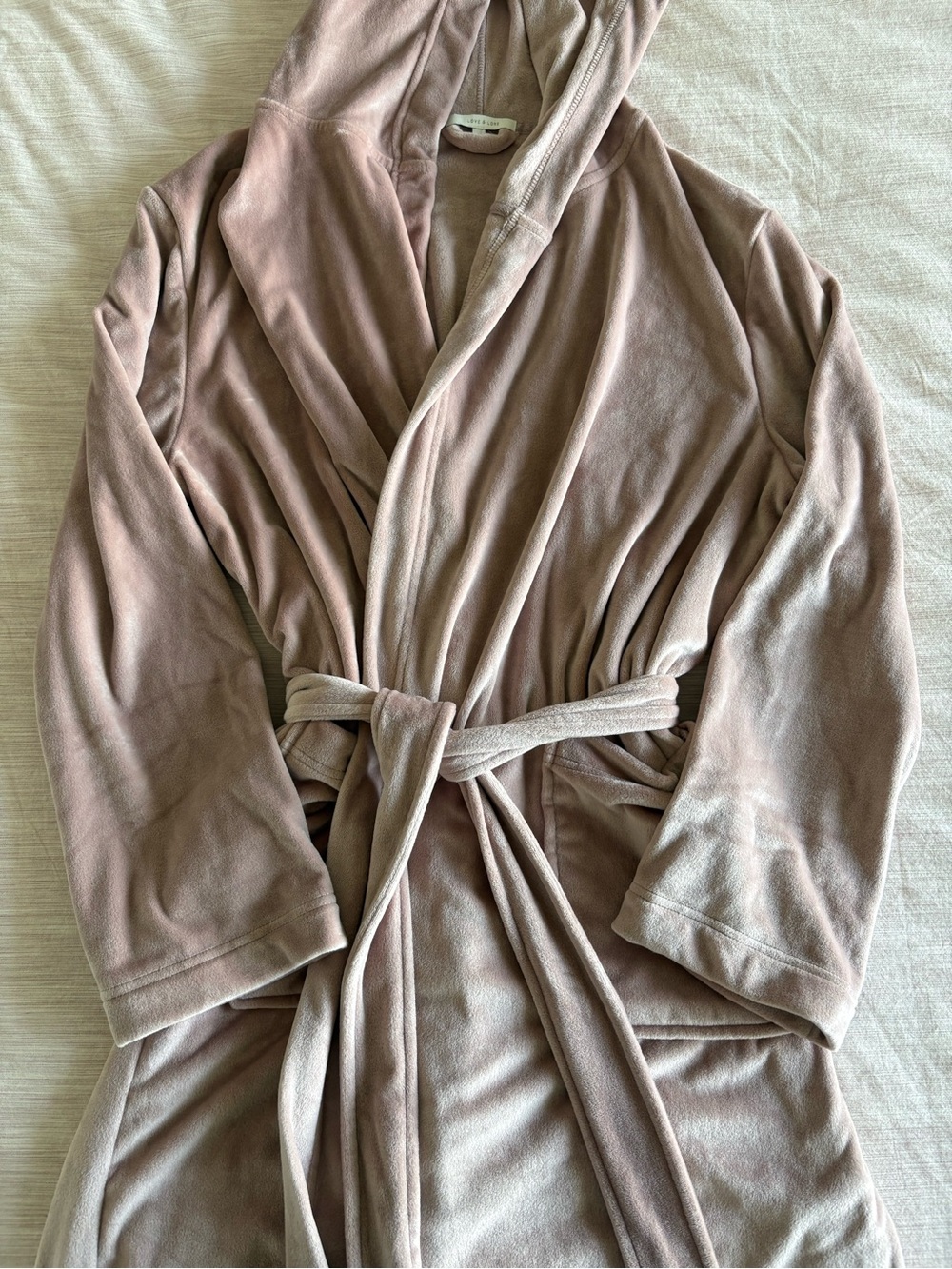Women's Cozy Pink Robe - Picture 2 of 5